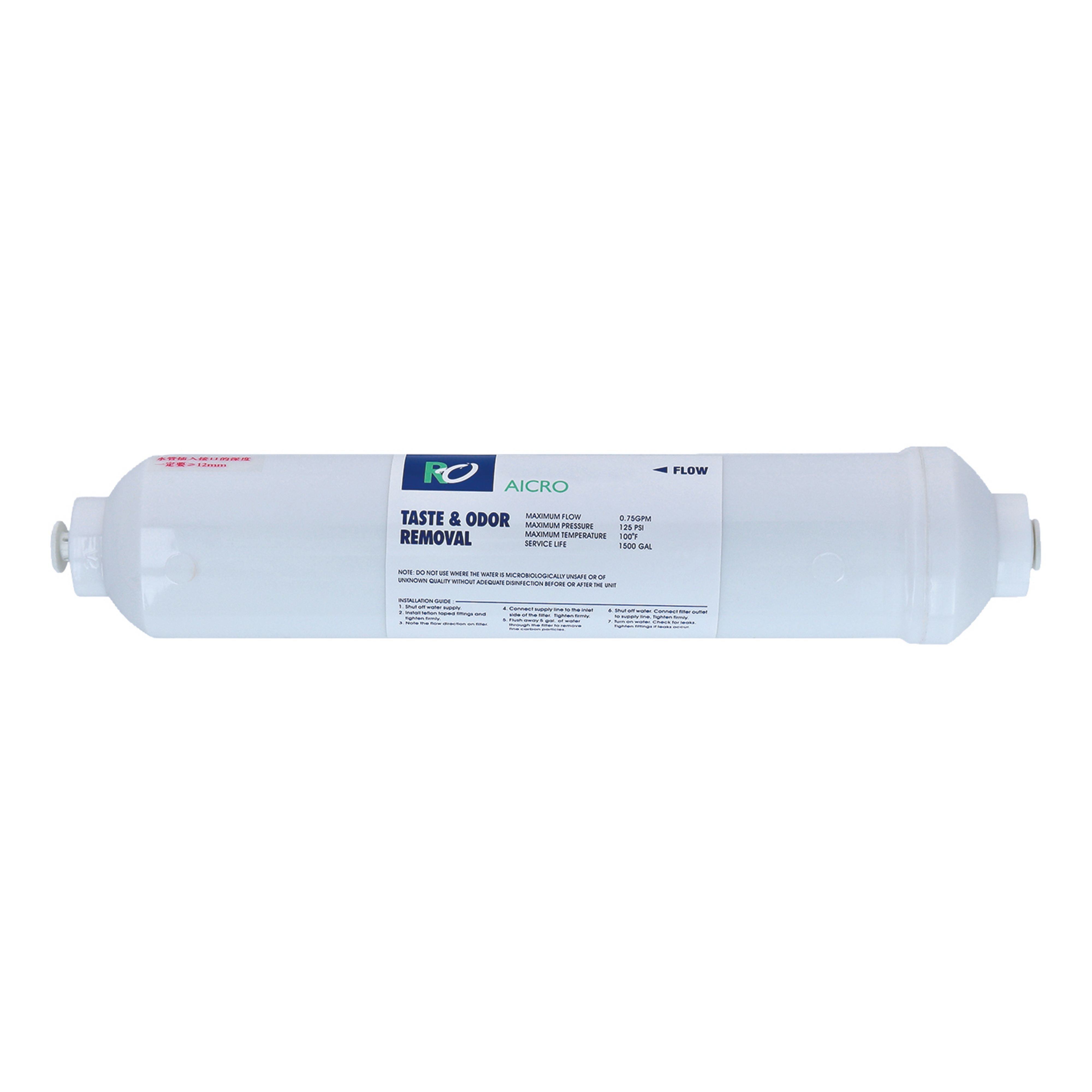 Filtro de agua - Haier HAWFILT41, Compatible con frigoríficos Americanos, Blanco