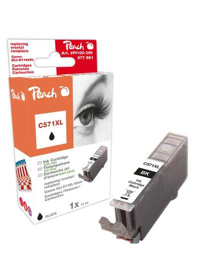 Peach PI100-288 ink cartridge Photo black