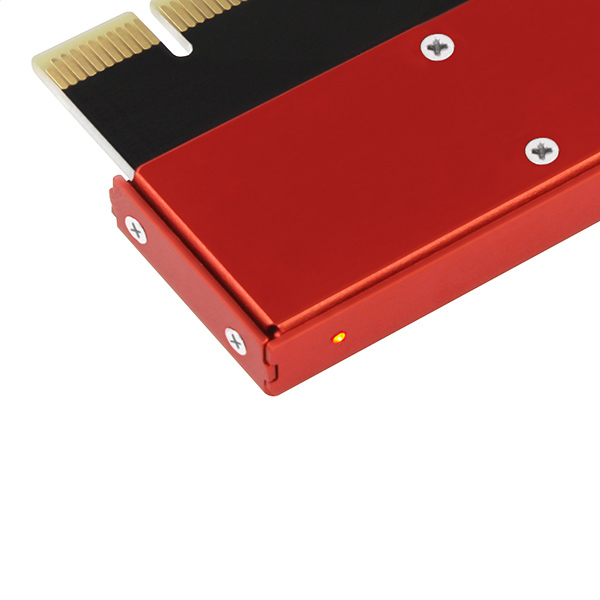 Axagon PCEM2-S PCIe x16 - M.2 NVMe M-key slot adapter, w. passive alu heatsink – image 8