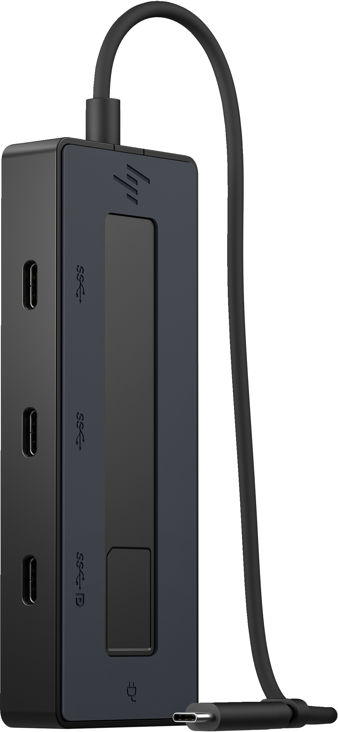 HP 4K USB-C-hubb med flera portar