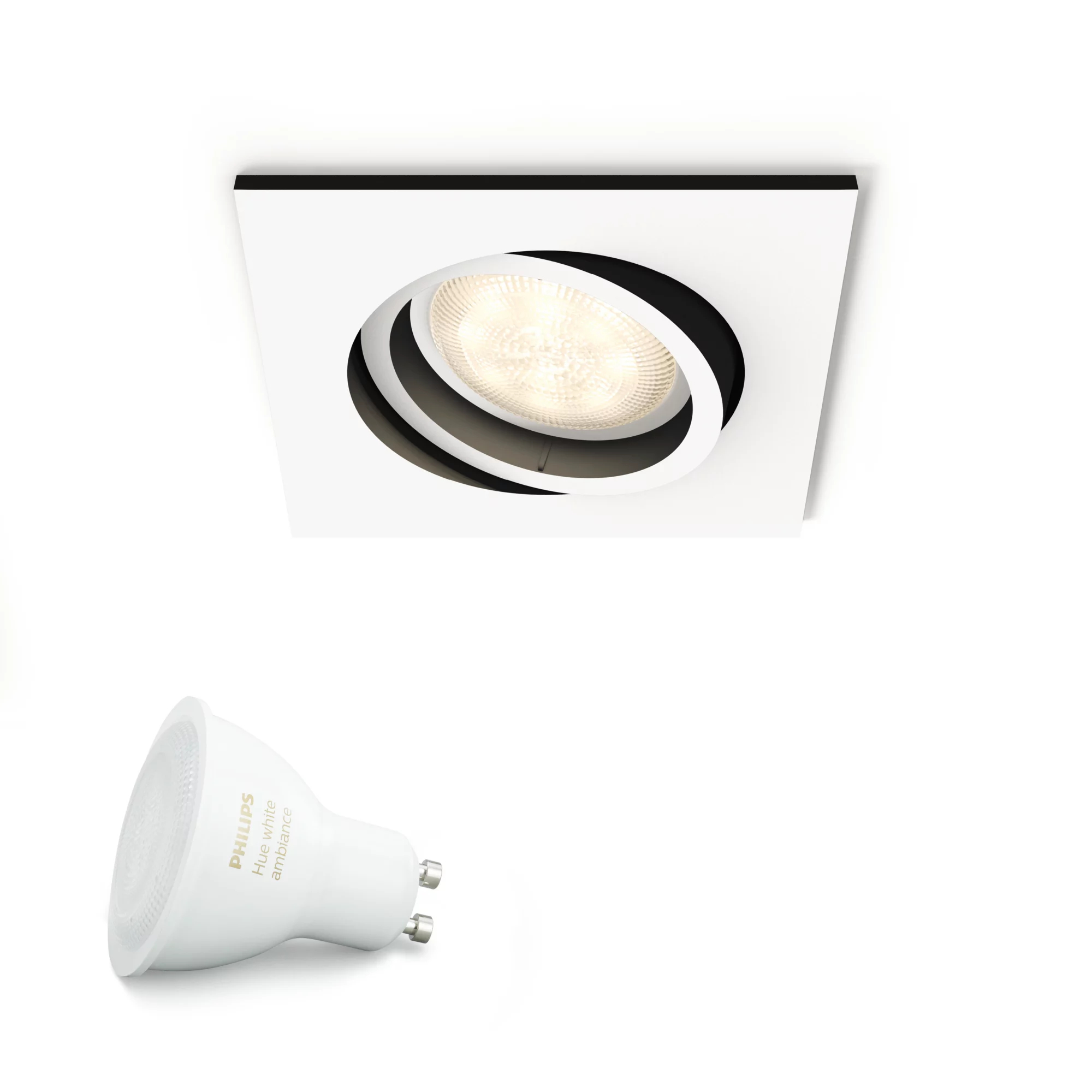 Philips by Signify Philips Hue White ambience 5042131P8 Recessed spot light Bluetooth/Zigbee – image 2