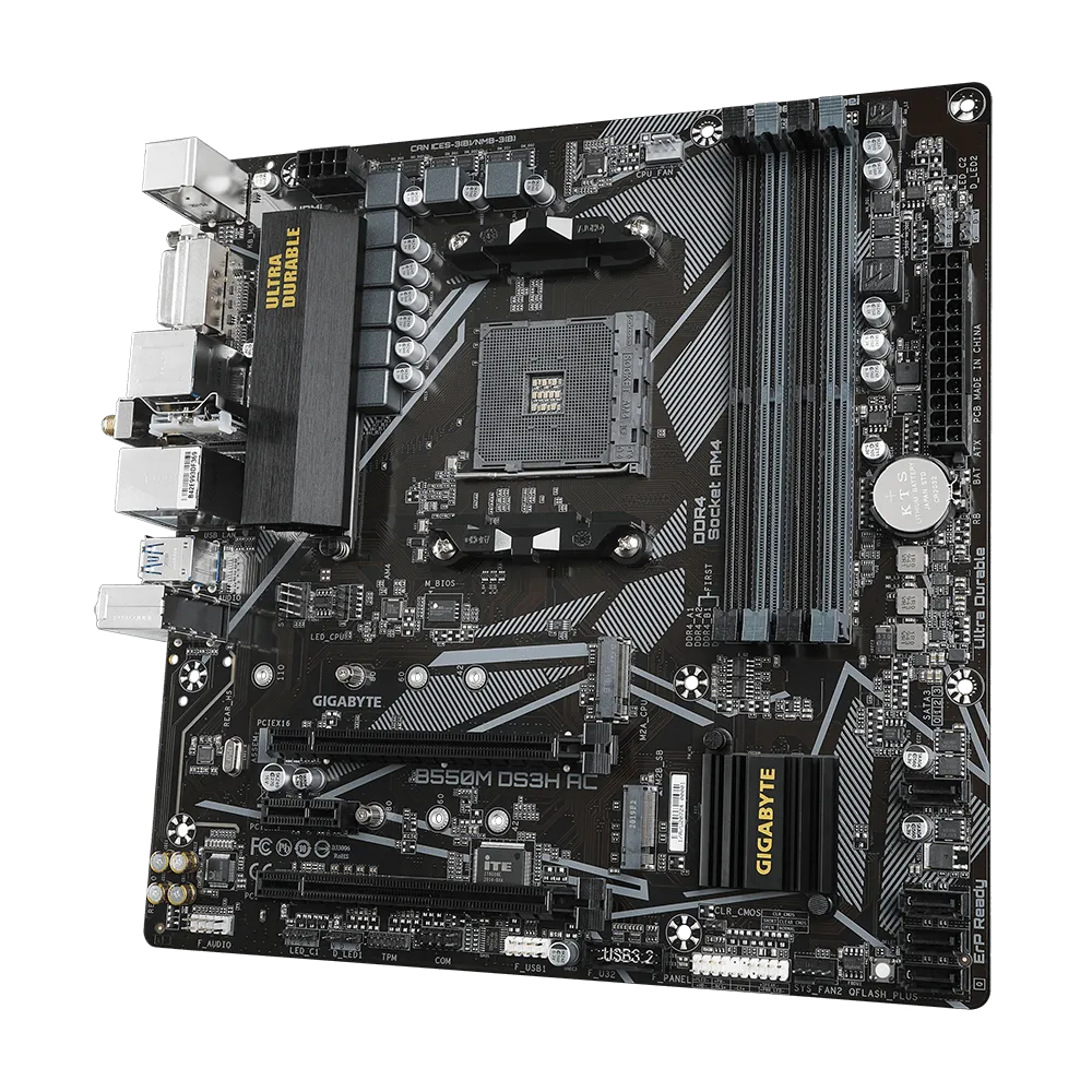 GIGABYTE B550M DS3H AC (REV. 1.4) – image 2