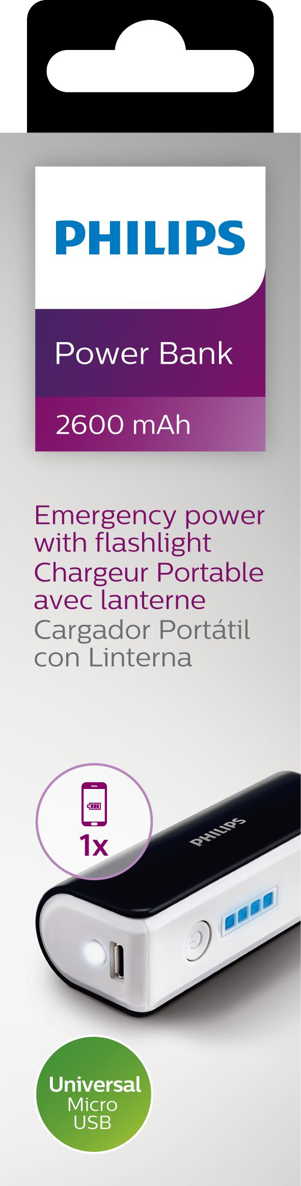 Philips USB power bank DLP2600P/37 – image 2