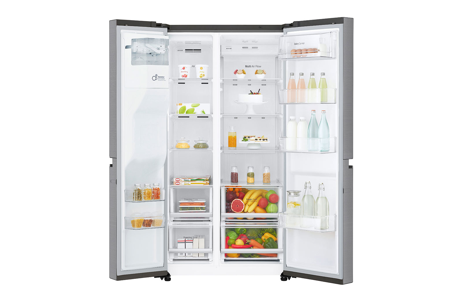 LG GSL960PZUZ side-by-side refrigerator Freestanding – image 2