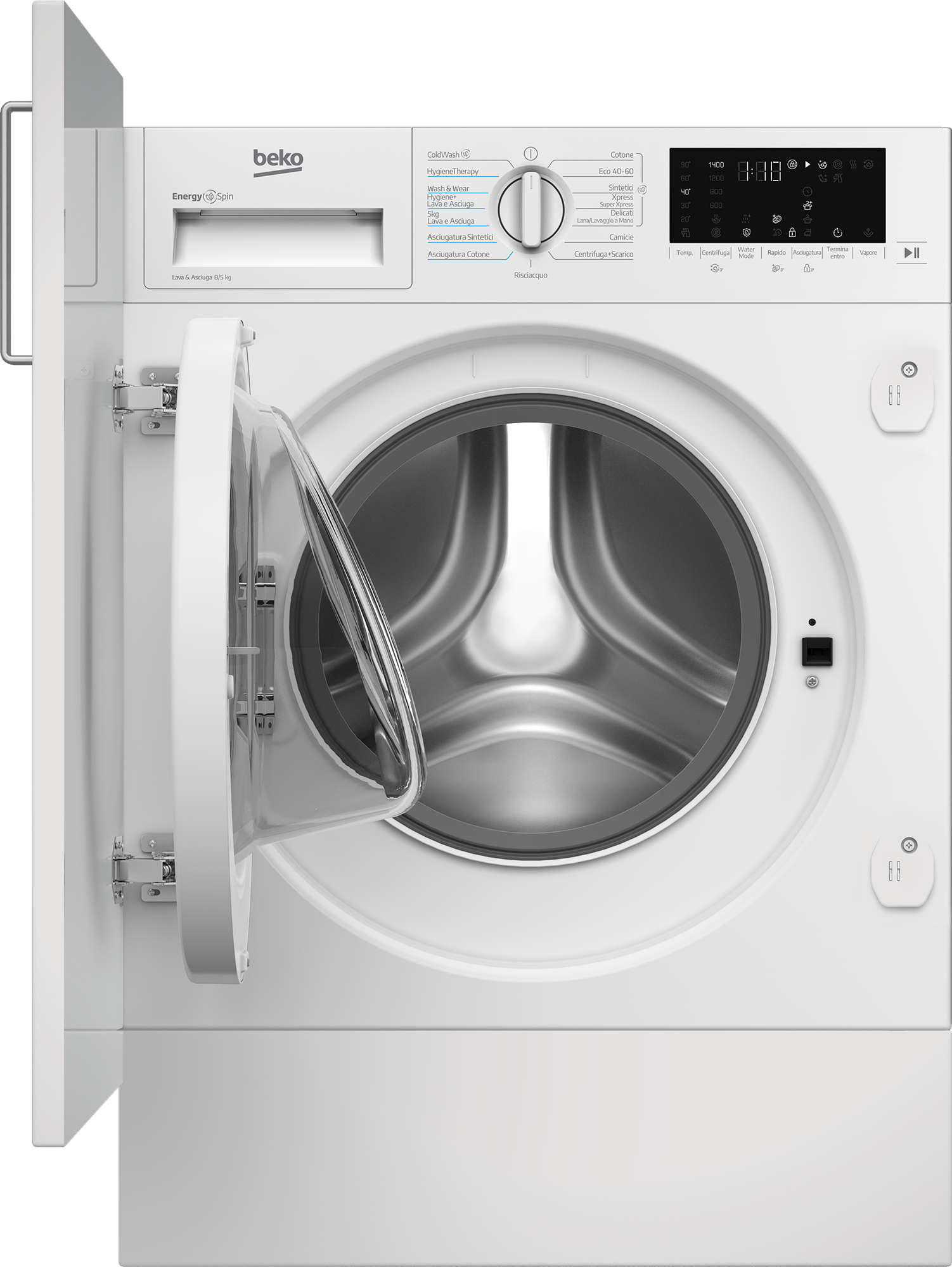 Beko WDI85DAW_IT washer dryer Built-in Front-load White – image 3