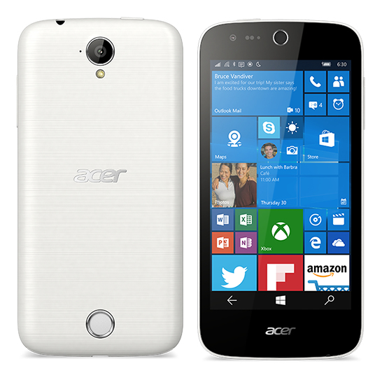 Acer Liquid M330 11.4 cm (4.5") Single SIM Windows 10 4G 1 GB 8 GB 2000 mAh White – image 1