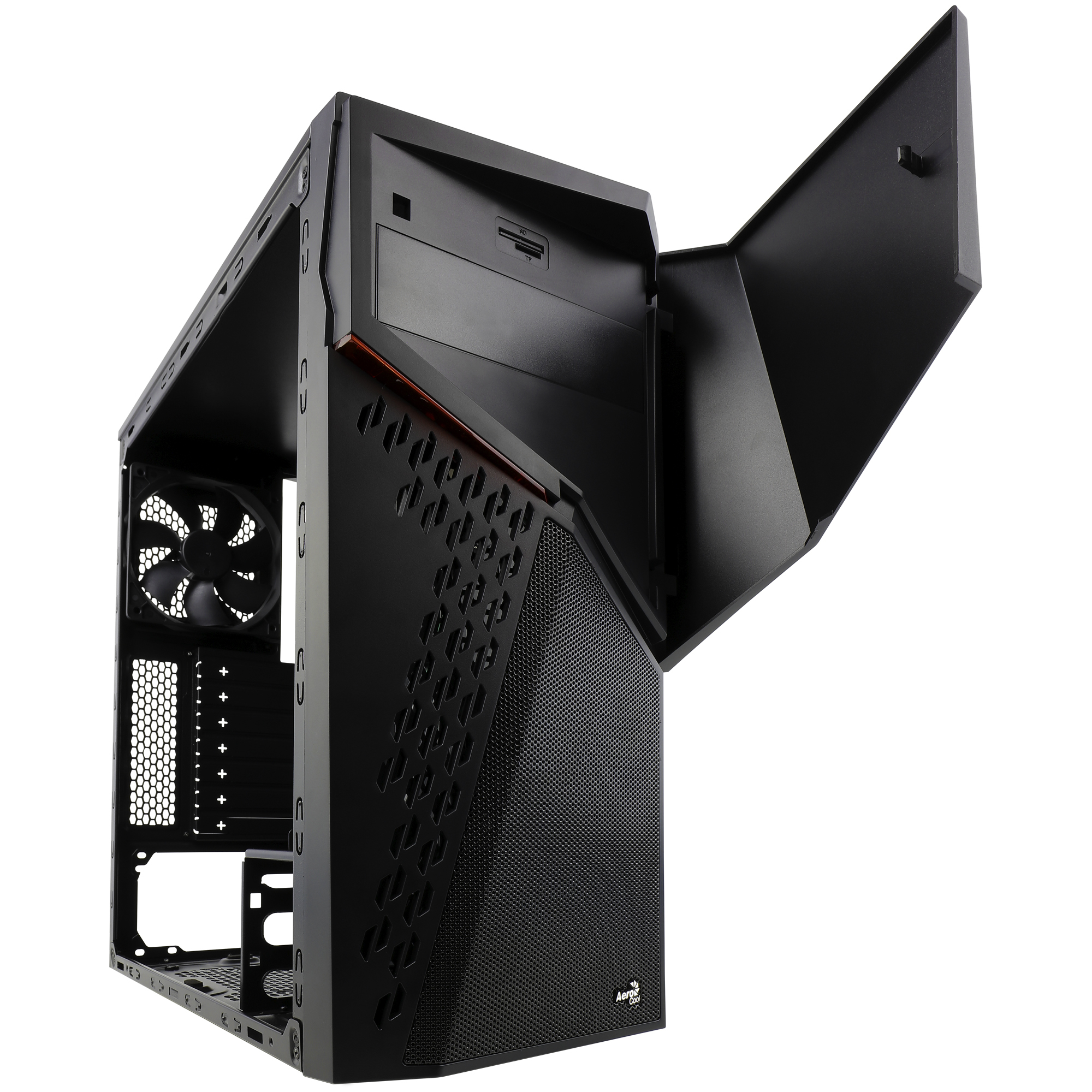 Aerocool CYBERXAD computer case Midi Tower Black, Translucent – image 5