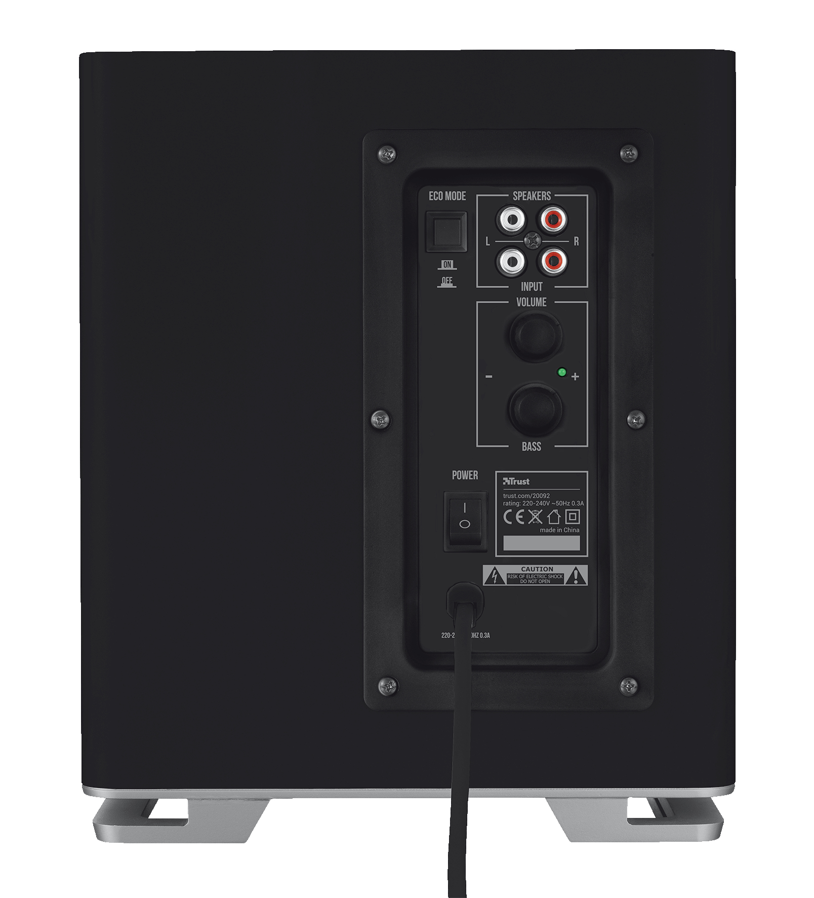 Trust Mitho speaker set 60 W Universal Black 2.1 channels image 2