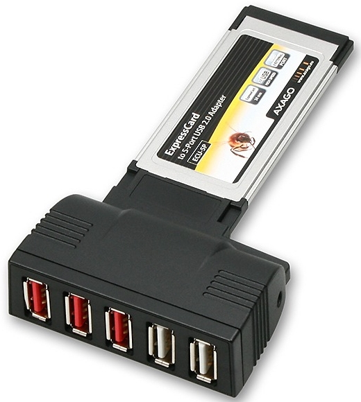 Axagon ECU-5P interface cards/adapter – image 2