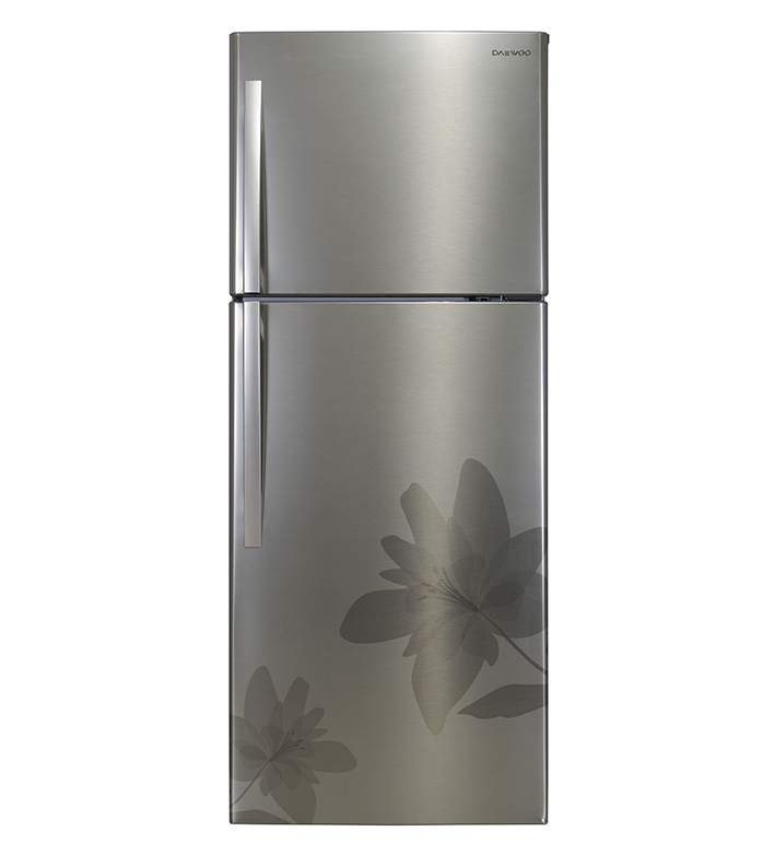 Daewoo DFR-44520GMML fridge-freezer Freestanding Silver – image 1