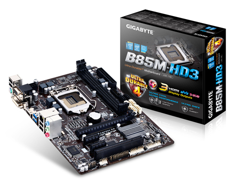 GIGABYTE GA-B85M-HD3 motherboard Intel® B85 LGA 1150 (Socket H3) mini ATX – image 1