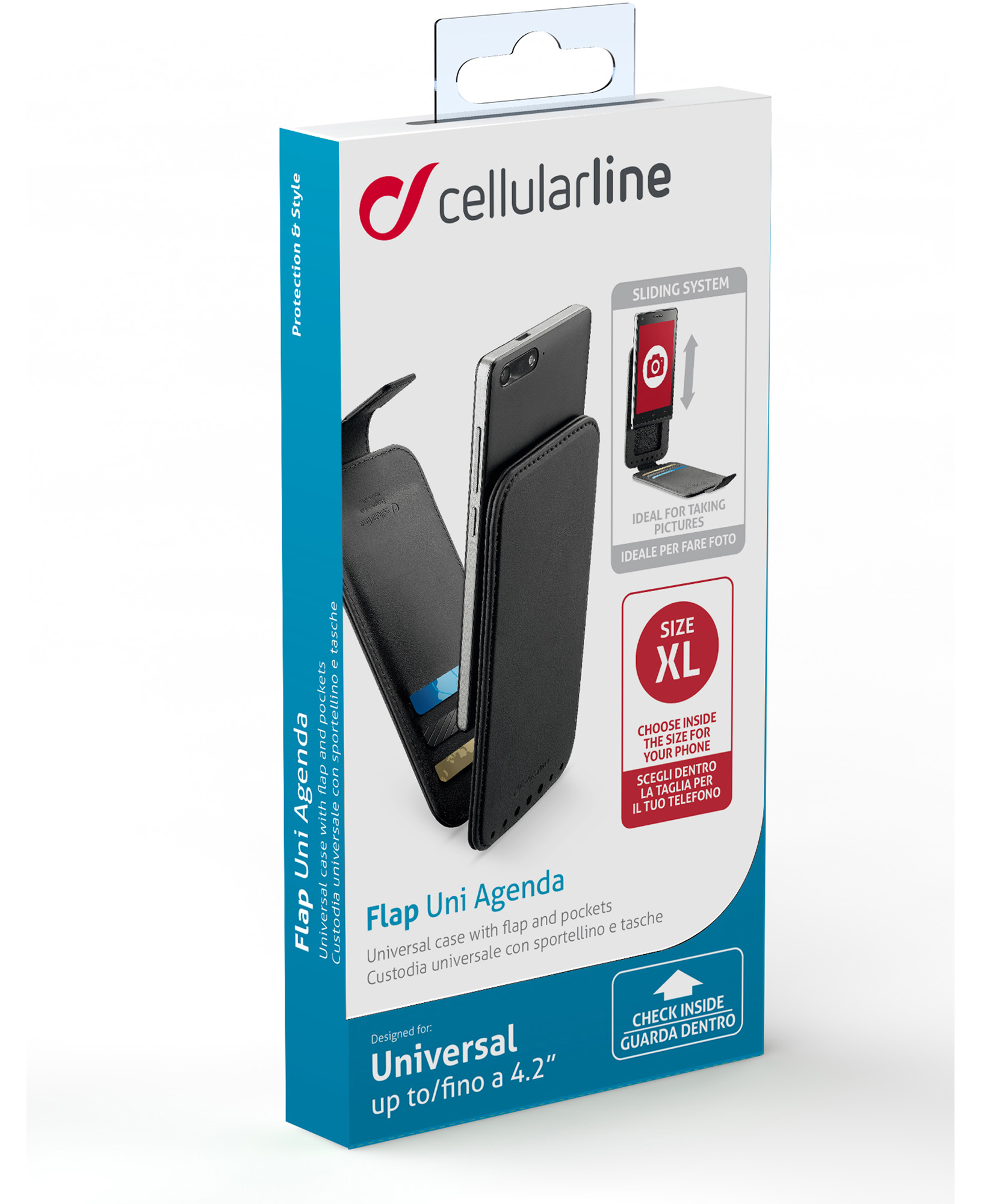 Cellularline Flap Uni Agenda - Smartphones up to 4.2” – image 4
