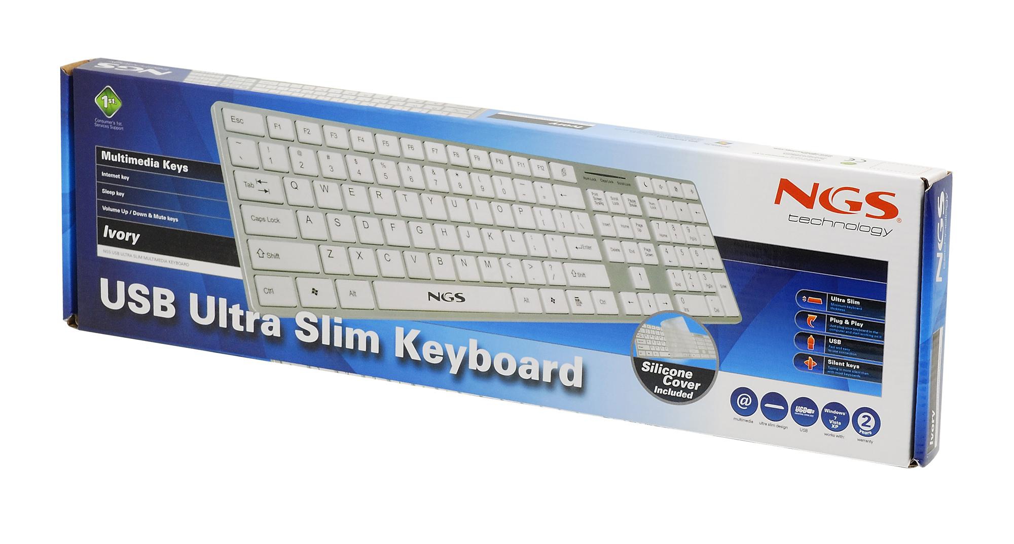 NGS Ivory keyboard Office USB QWERTY – image 5