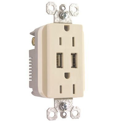 Legrand TM826USBLACC6 mobile device charger Universal Almond AC Indoor