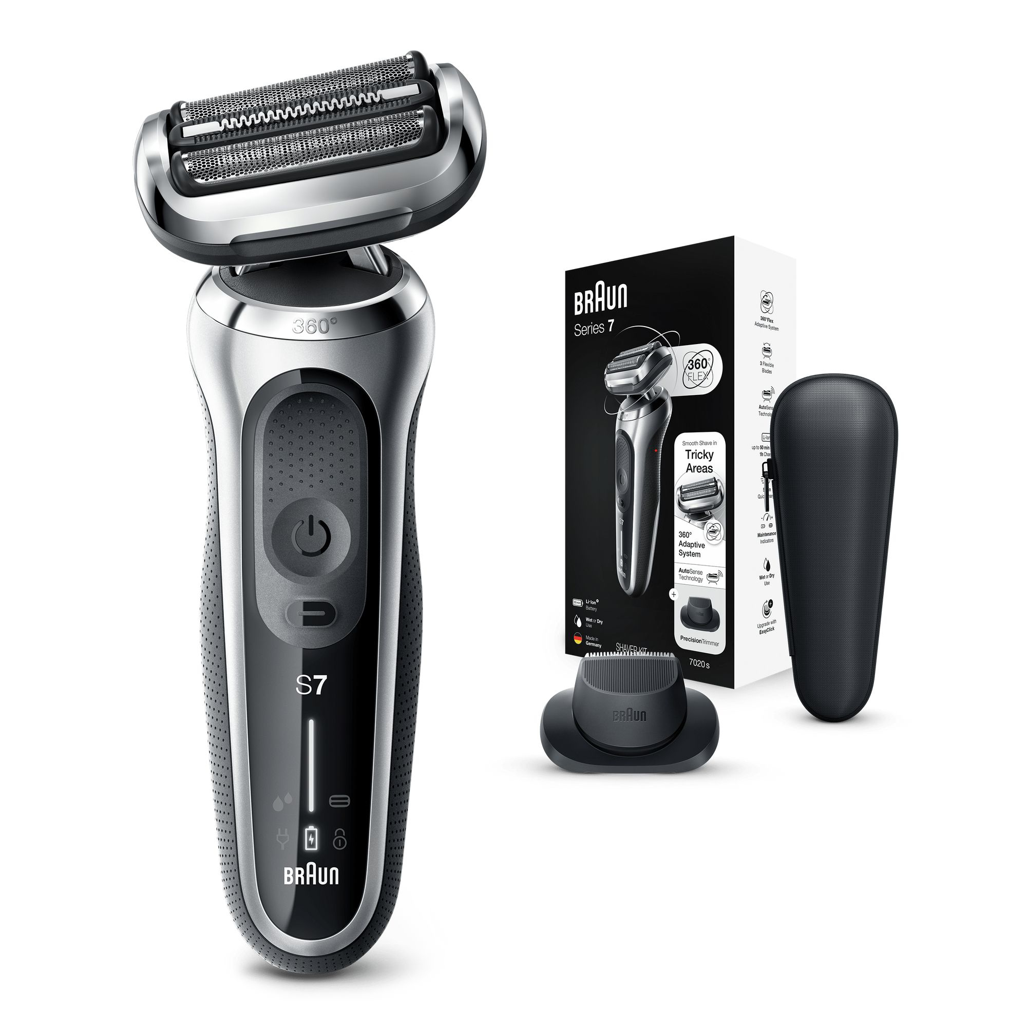 Braun Series 7 70-S1200s Foil shaver Trimmer Silver – image 2