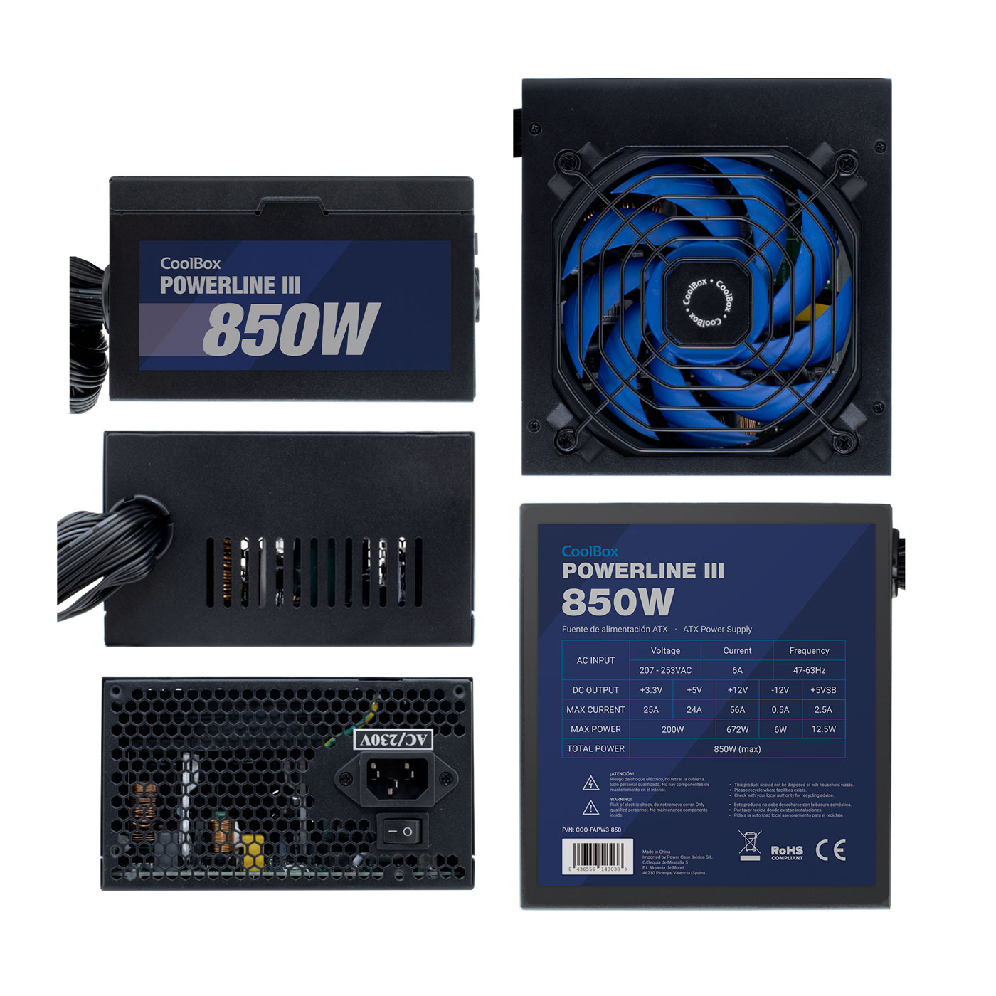 CoolBox Powerline III 850 – image 3