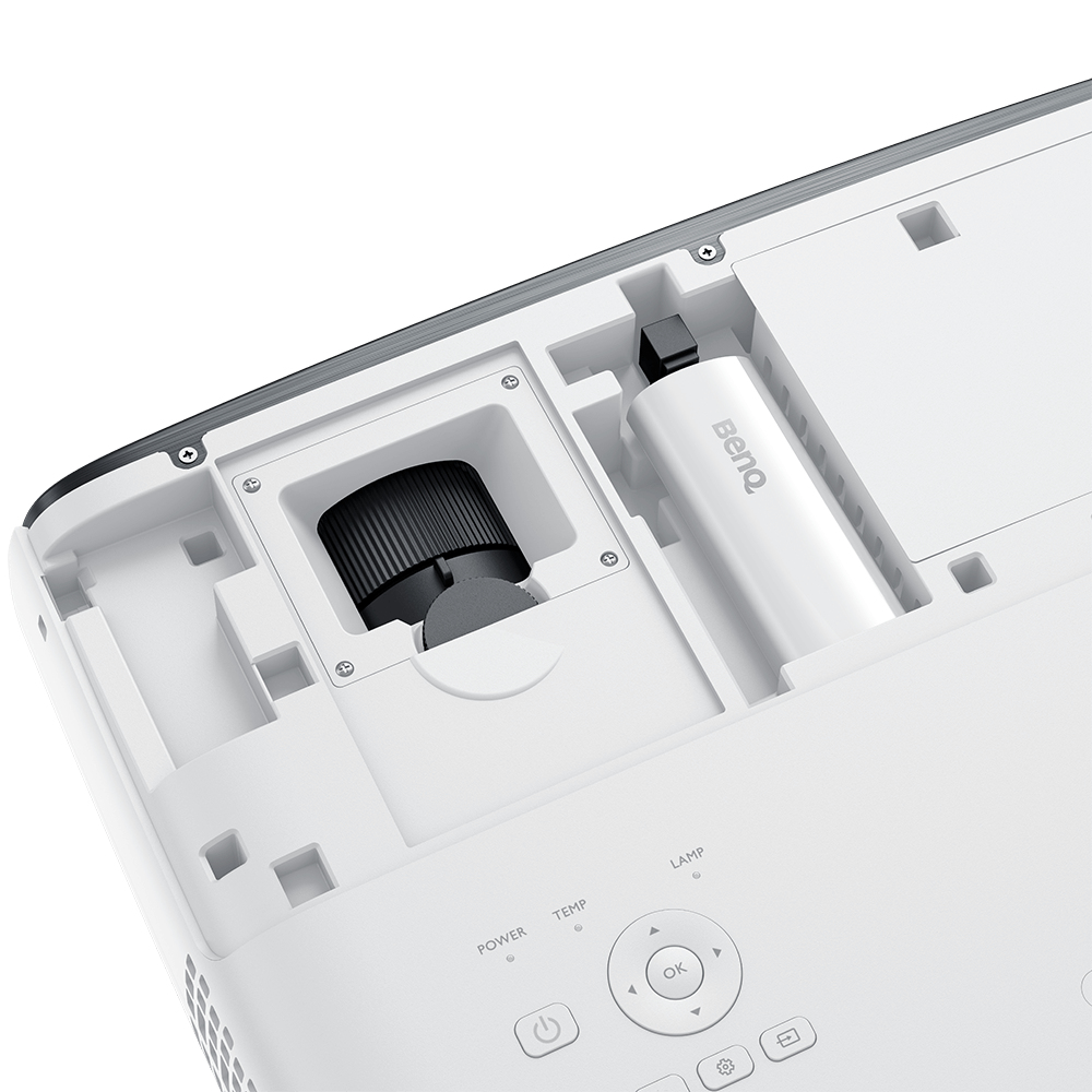 BenQ TK860i Standard throw projector 3300 ANSI lumens DLP UHD 4K (3840x2160) 3D Grey, White – image 4
