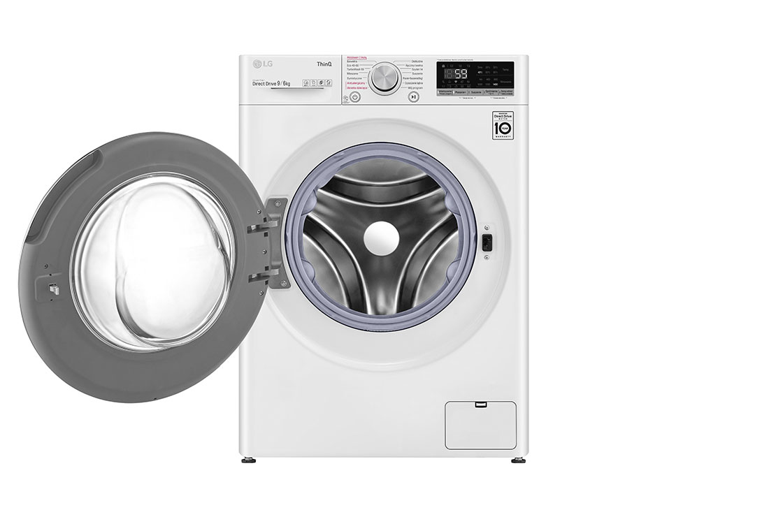 LG F4DV509S0E washer dryer Freestanding Front-load Black, White – image 2