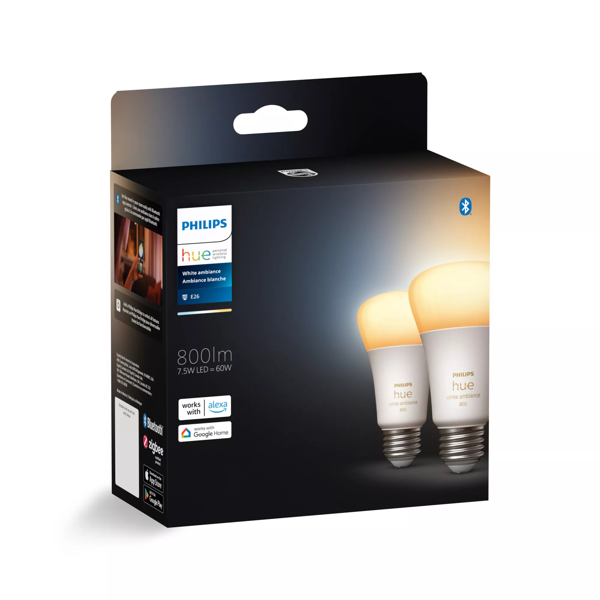 Philips by Signify Philips Hue White ambience 046677549596 smart lighting Smart bulb Bluetooth/Zigbee – image 3