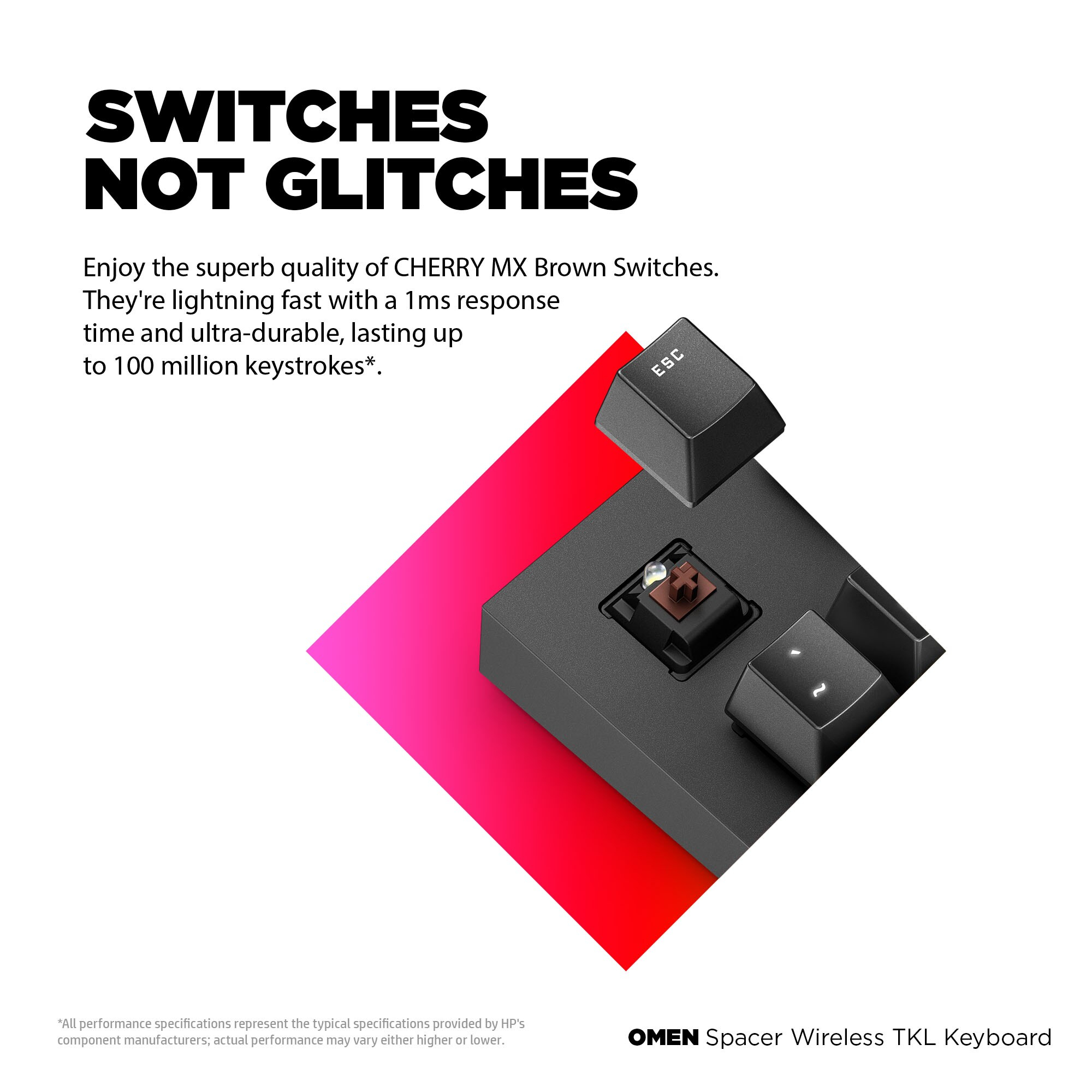 HP OMEN Spacer Wireless TKL Keyboard – image 7