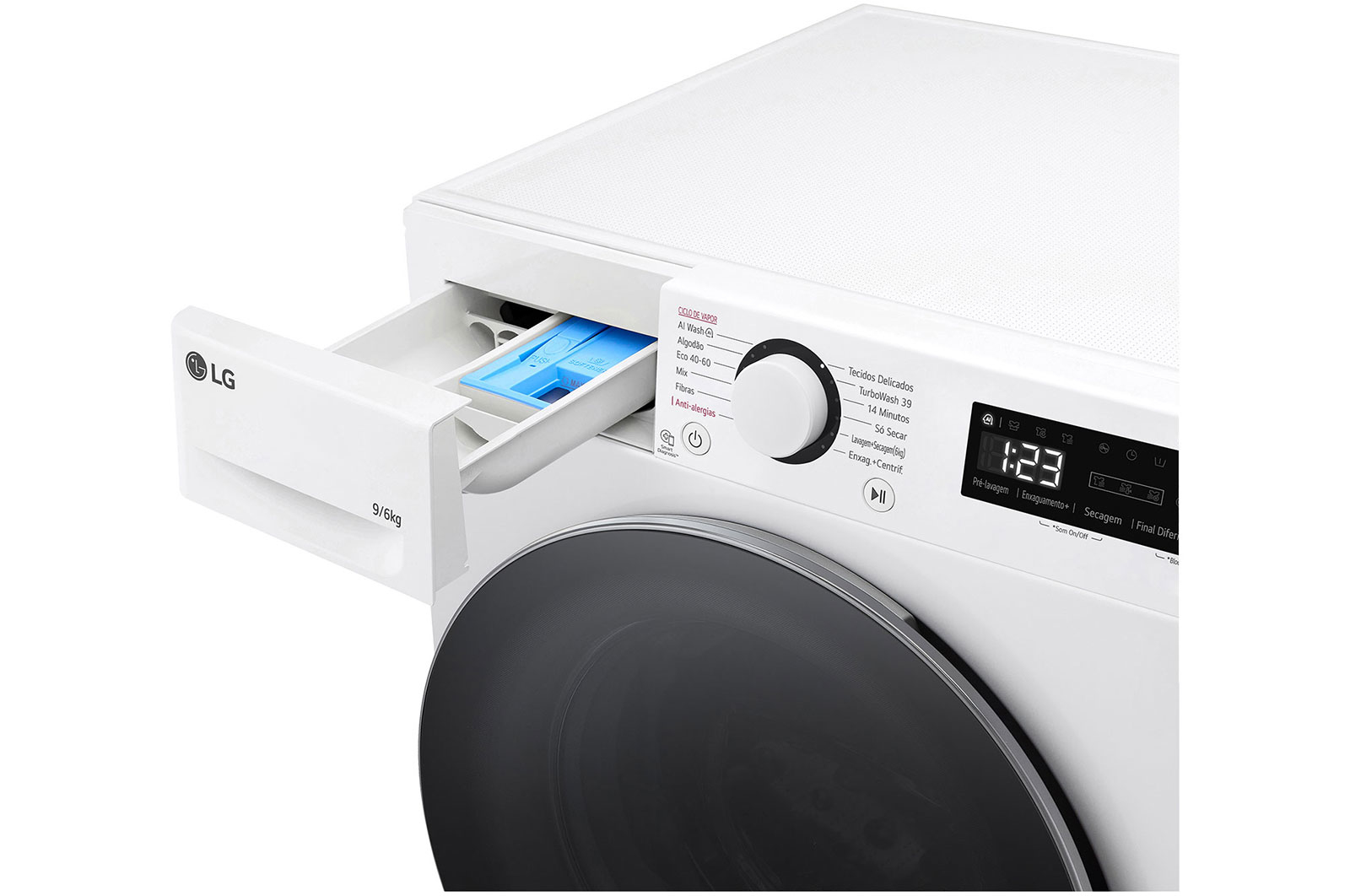 LG F4DR509S1W washer dryer Freestanding Front-load White – image 4