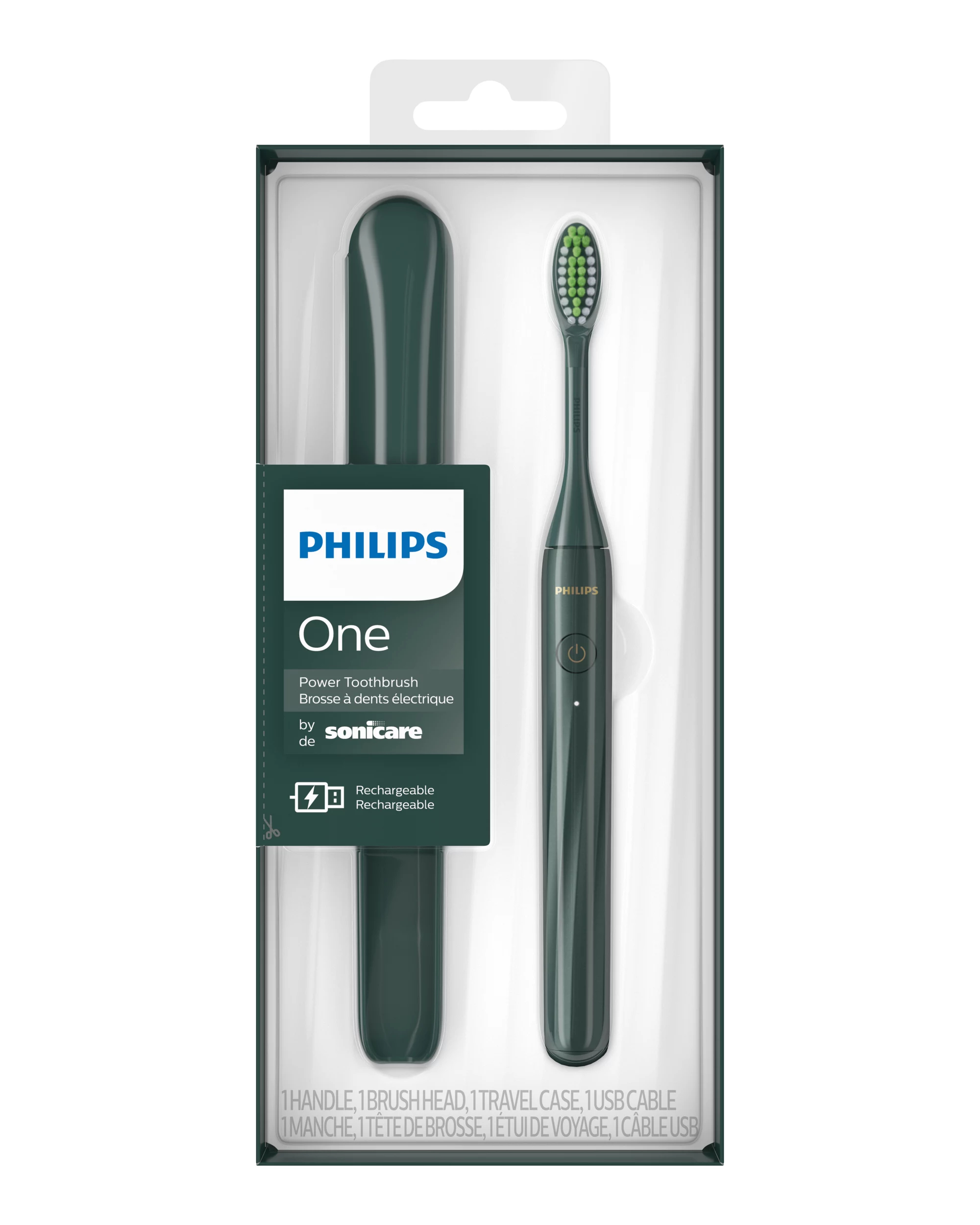Philips HY1200/28 electric toothbrush Adult Sonic toothbrush Green – image 2