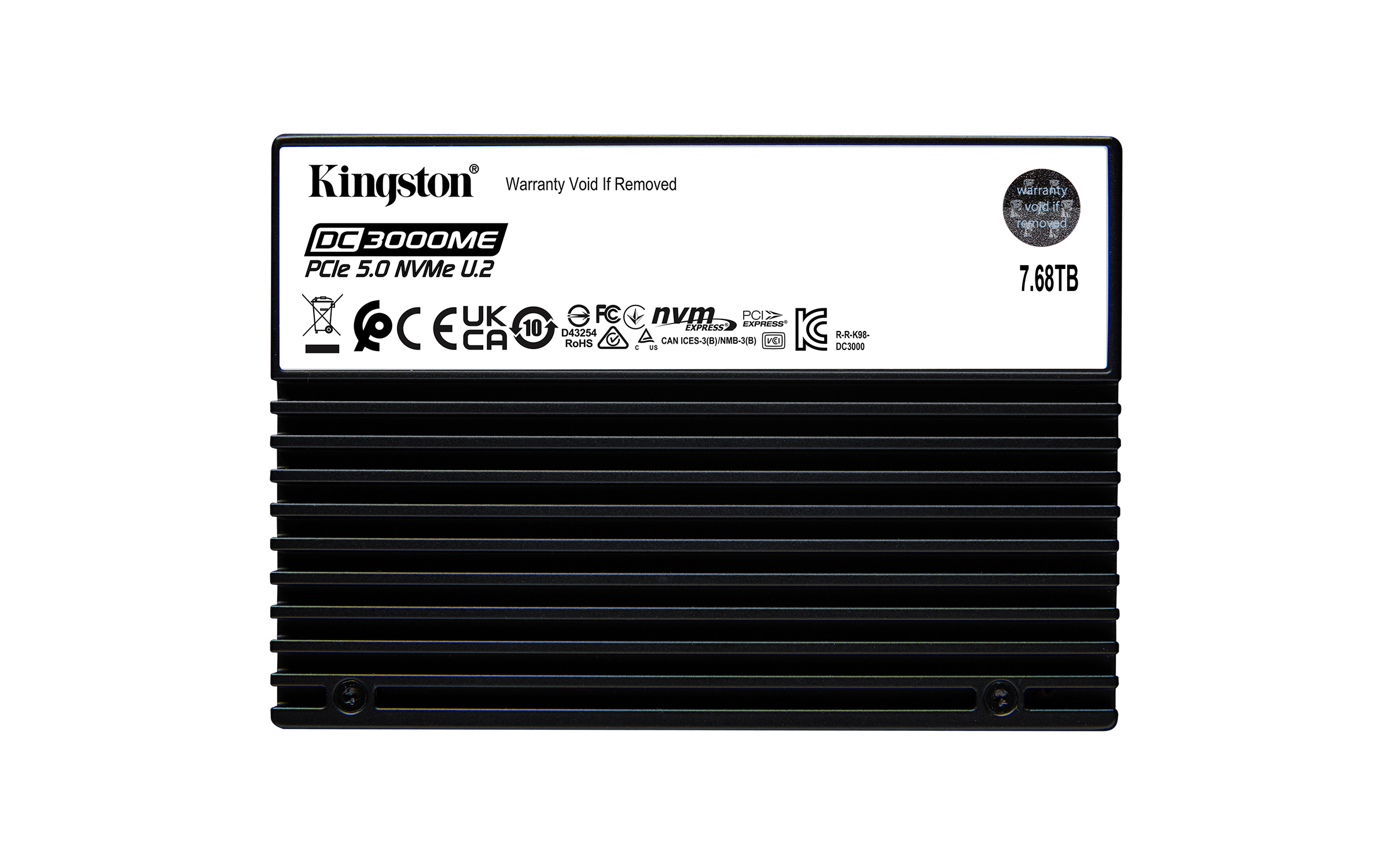 Kingston Technology 7.68TB DC3000ME U.2 PCIe 5.0 NVMe TCG Opal SSD Enterprise