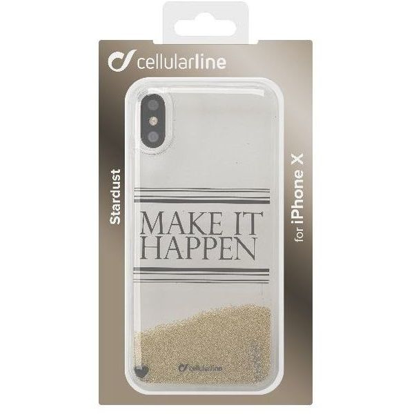 Cellularline Stardust mobile phone case Cover Gold, Metallic – image 2