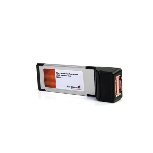 StarTech.com 2 Port SATA 6 Gbps ExpressCard eSATA Controller Card – image 2
