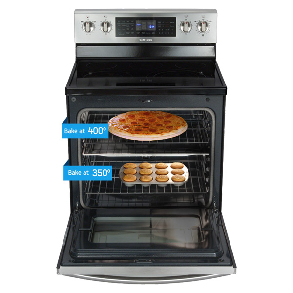 Samsung FE710DRS cooker Freestanding cooker Electric Black, Stainless steel – image 6