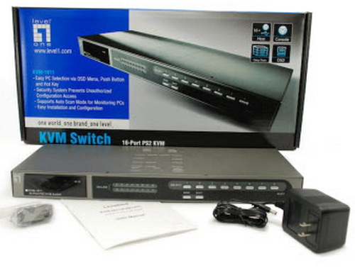 LevelOne KVM-1611 KVM switch Grey – image 5