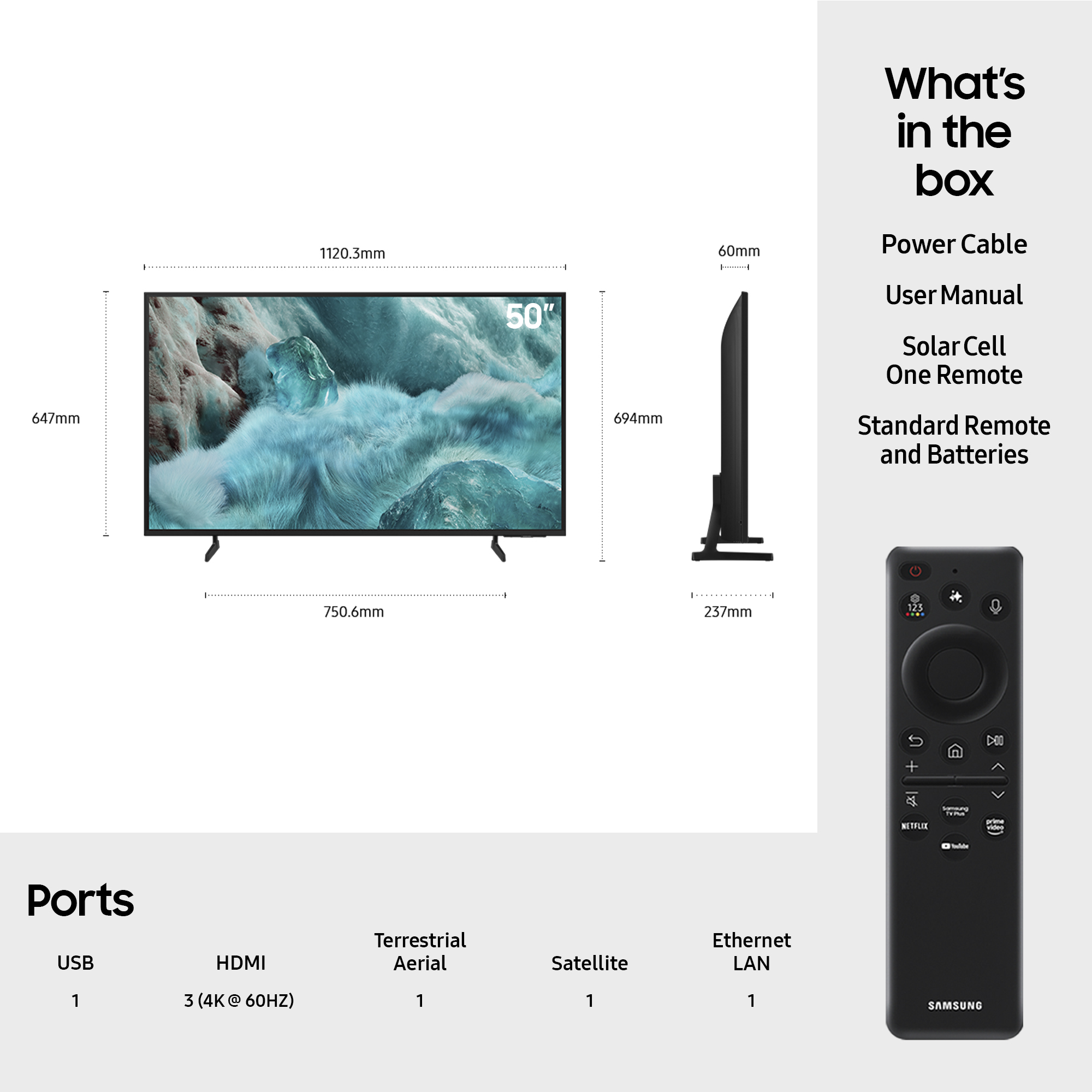 Samsung QE50Q7FAAUXXU TV – image 3