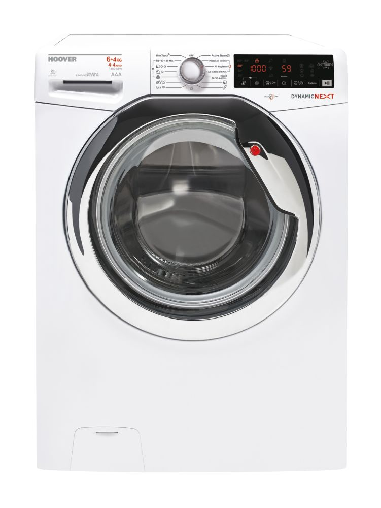Hoover Dynamic Next WDXOA40464AHC2-S washer dryer Freestanding Front-load White