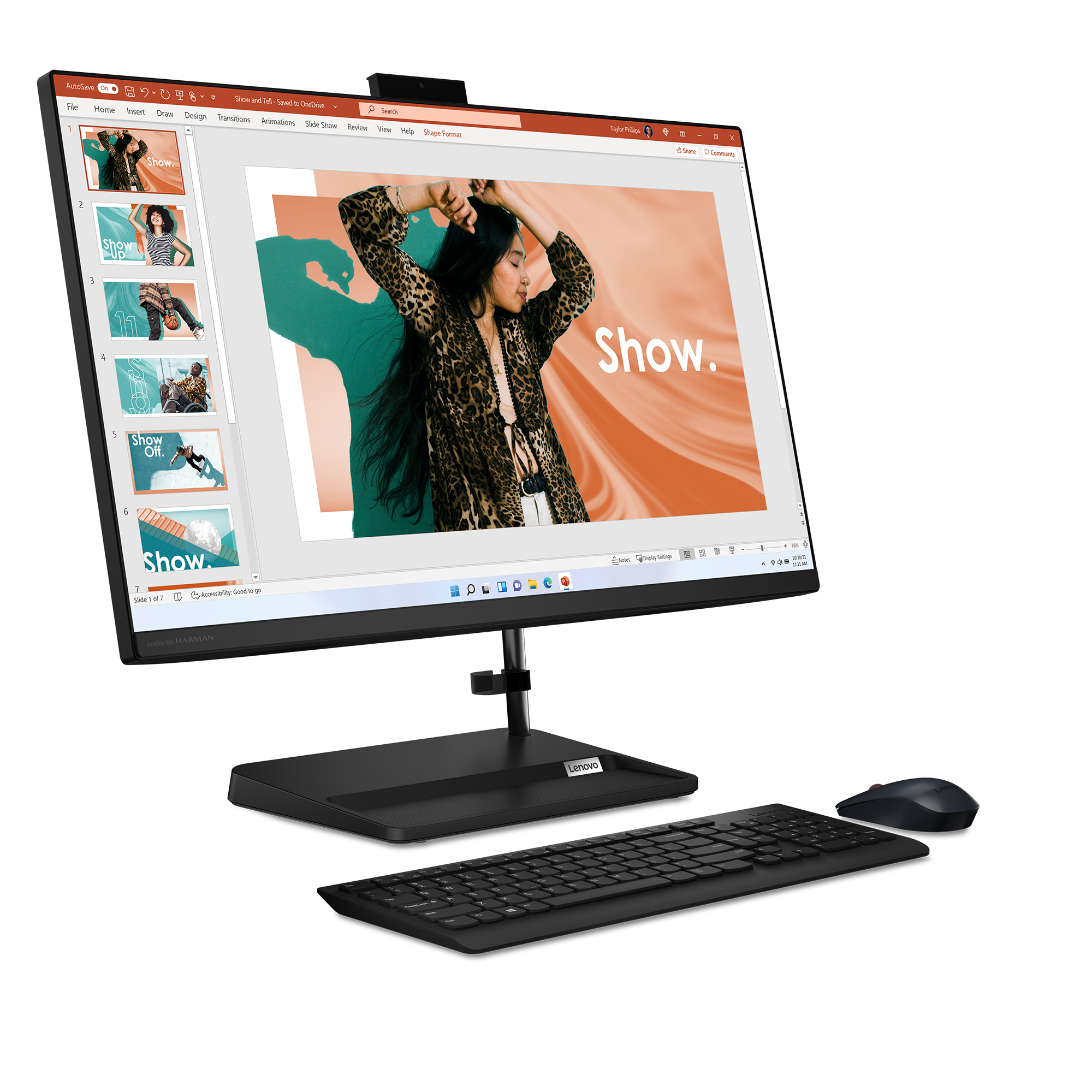 Lenovo IdeaCentre AIO 3 27IAP7 Intel® Core™ i5 i5-13420H 68.6 cm (27″) 1920 x 1080 pixels All-in-One PC 16 GB DDR4-SDRAM 512 GB SSD Windows 11 Home Wi-Fi 6 (802.11ax) Black image 3