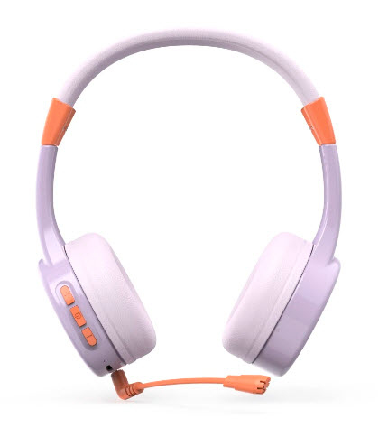 Product image: Hama Teens Guard II Headset Wireless Head-band Calls/Music USB Type-C Bluetooth Orange, Purple