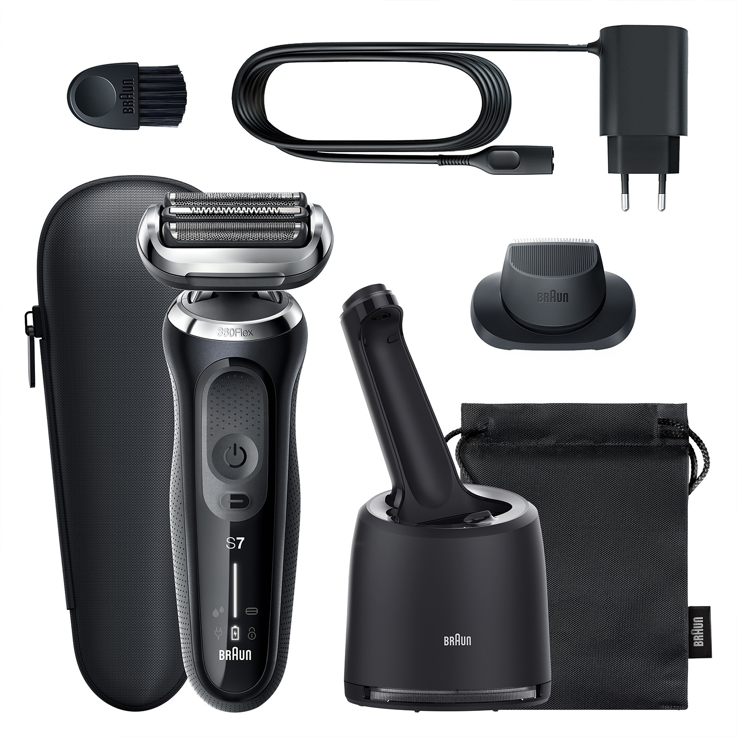 Braun Series 7 71-N7200cc Foil shaver Trimmer Black – image 2