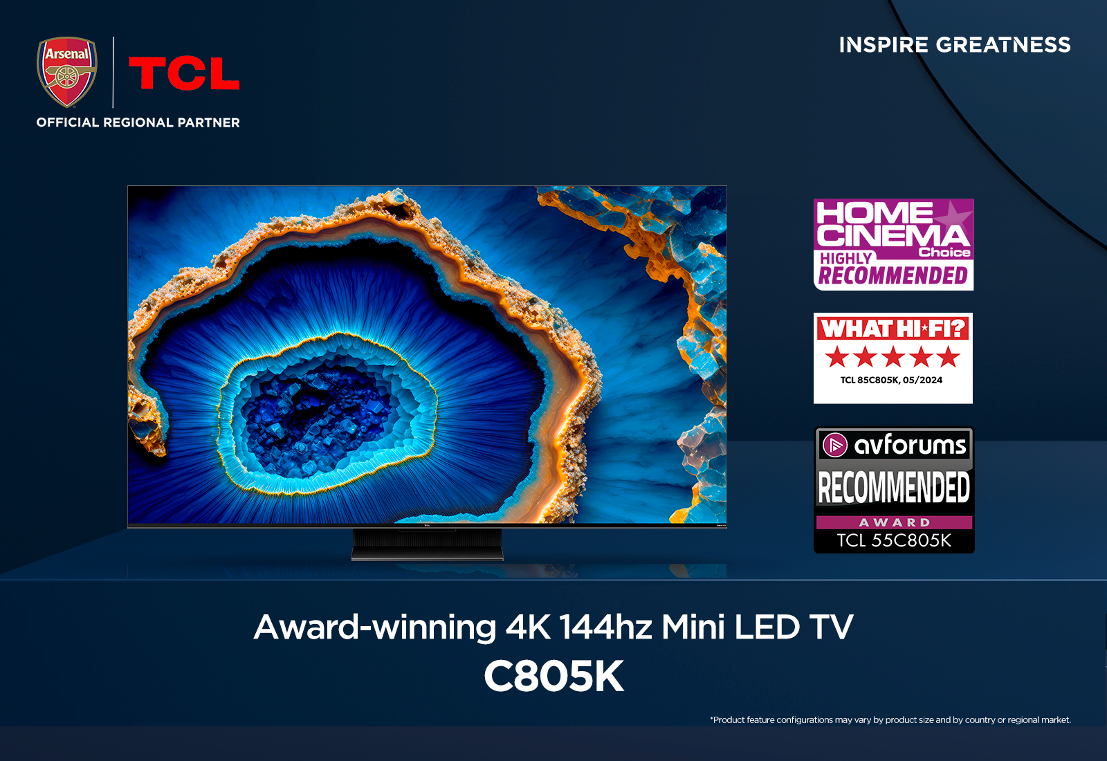 TCL C80 98C805K TV 2.49 m (98") 4K Ultra HD Smart TV Wi-Fi Black 1500 cd/m² – image 4