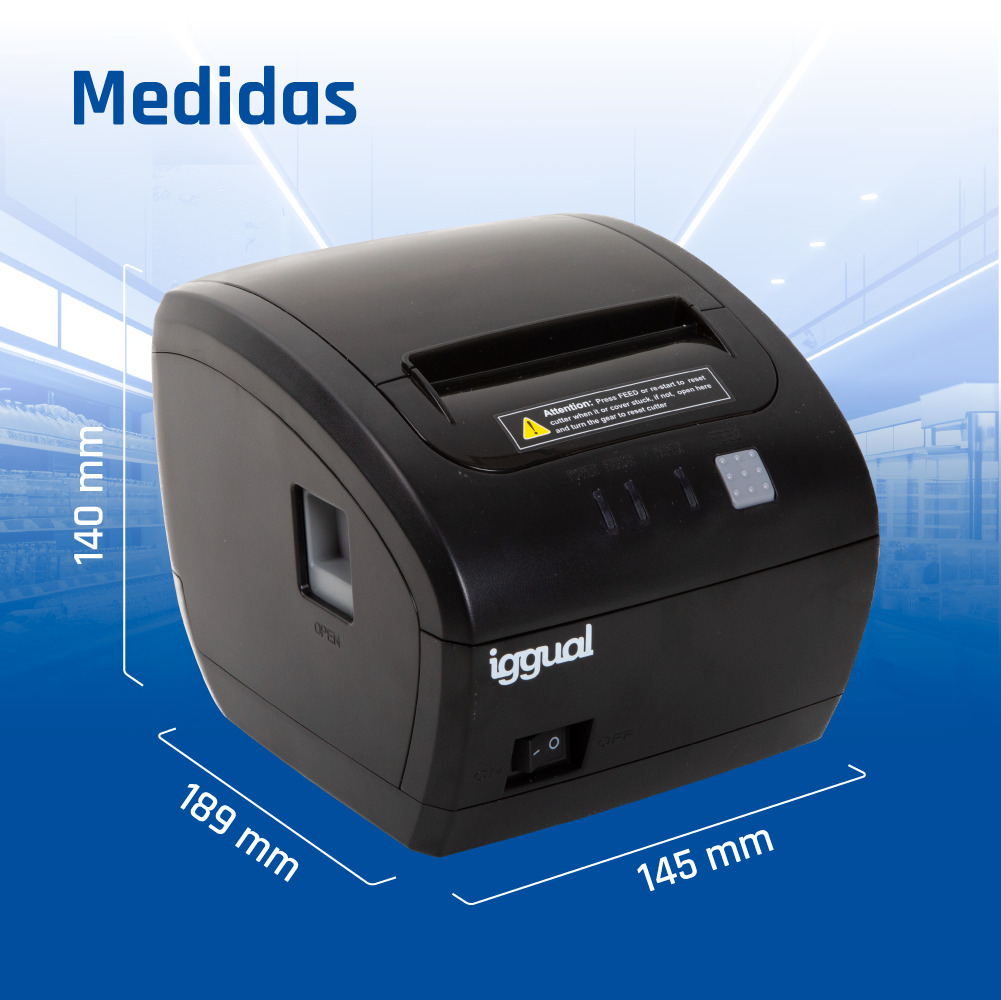 iggual TP7001-1S 203 x 203 DPI Wired Thermal transfer POS printer – image 9