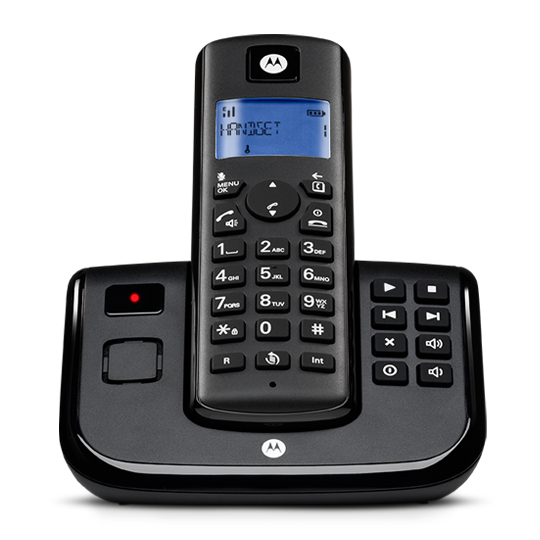 Zebra Motorola T211 DECT telephone Caller ID Black