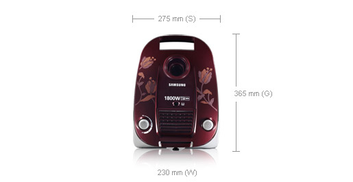 Samsung SC4187 3 L Cylinder vacuum Dry 1800 W Dust bag – image 2