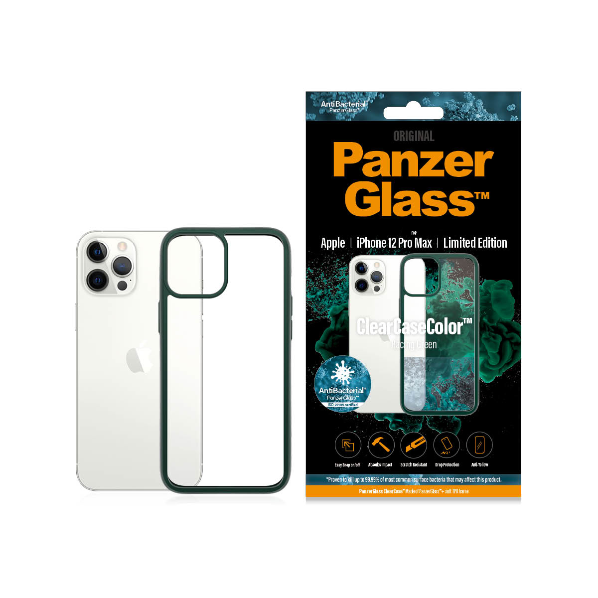 PanzerGlass ® ClearCaseColor™ iPhone 12 Pro Max - Racing Green Limited Edition – image 3