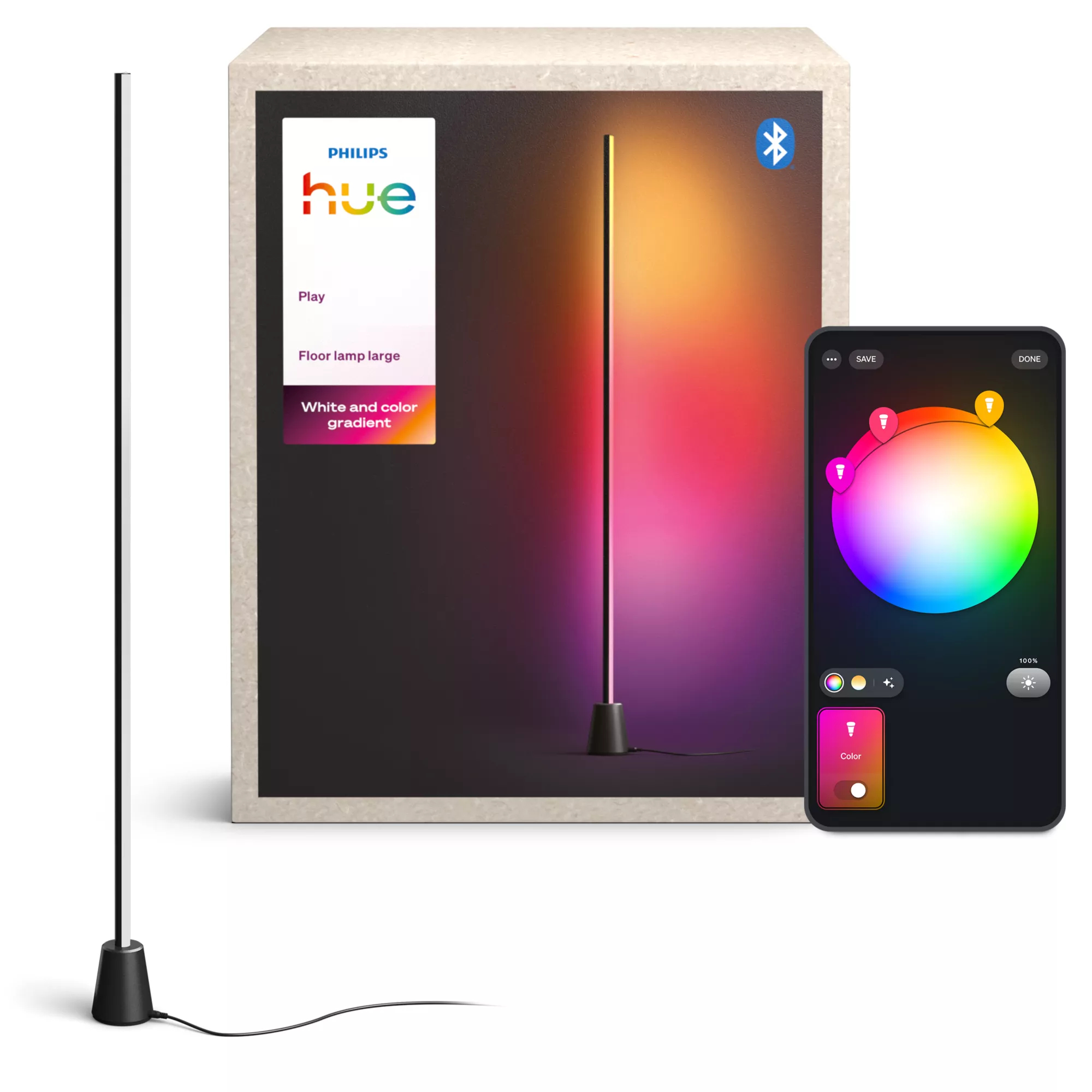 Philips by Signify Philips Hue White and colour ambience Hue Play floor lamp large – image 3