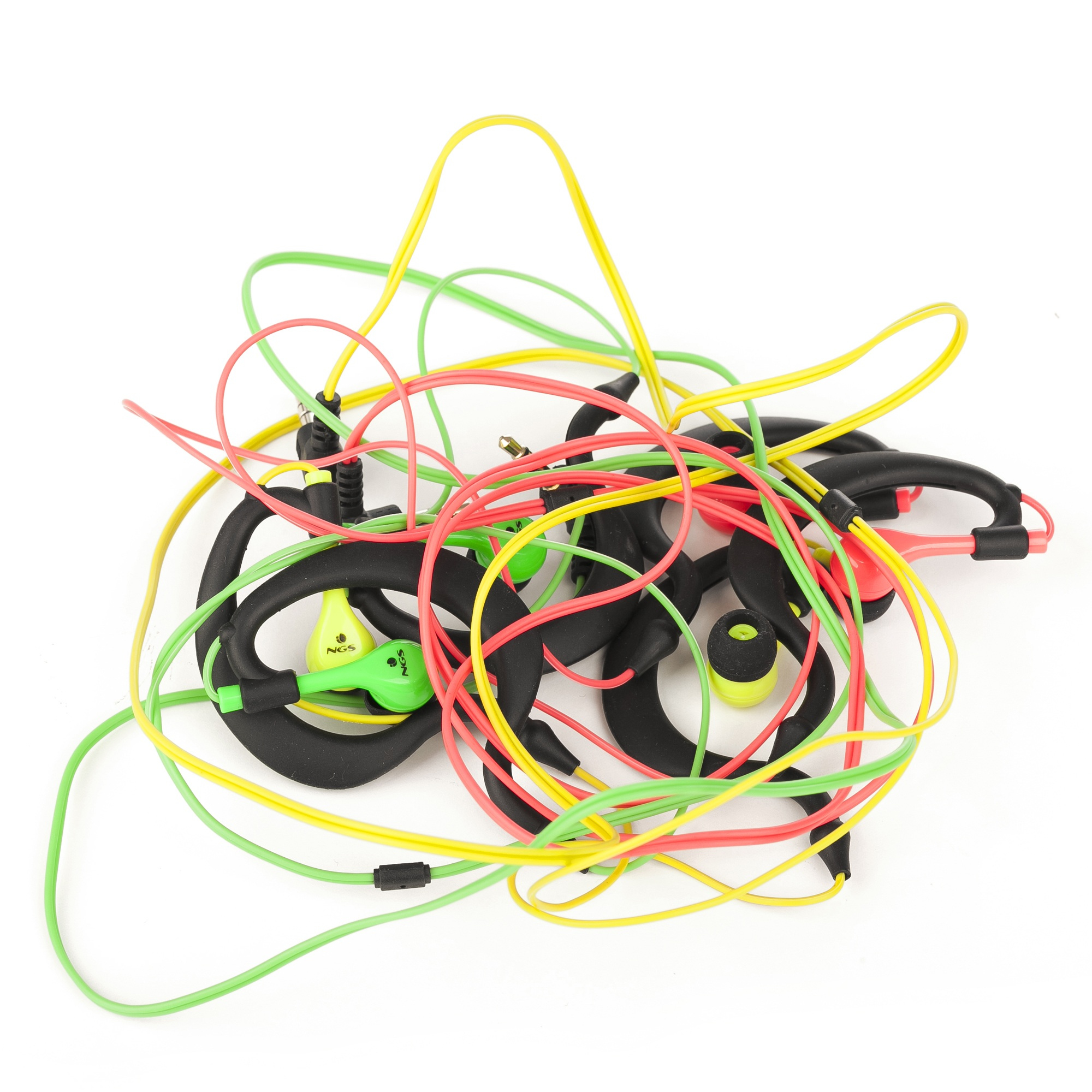 NGS Triton Headphones Wired Ear-hook Sports Black, Pink – image 7