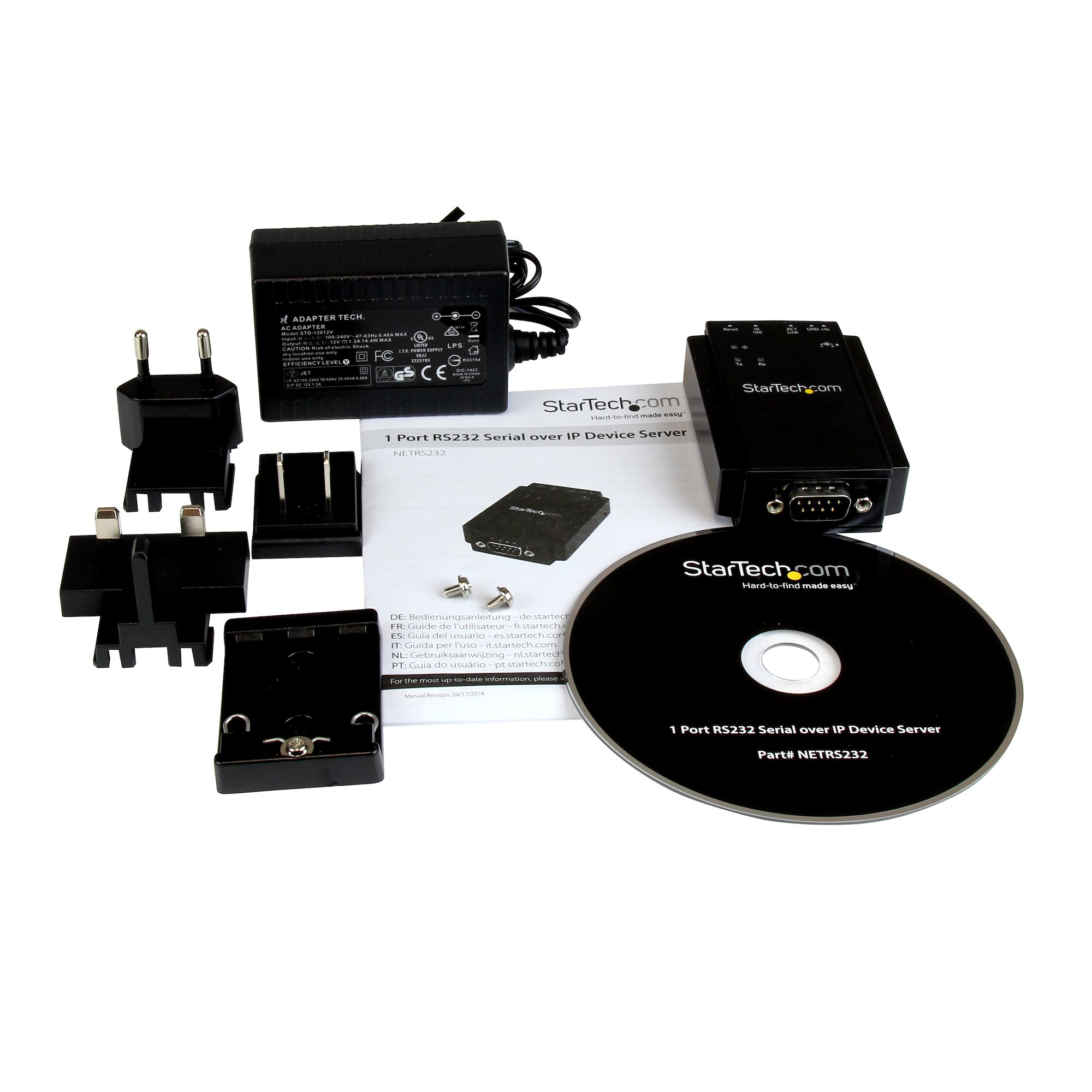 StarTech.com 1-Port Serial-to-IP Ethernet Device Server - RS232 - DIN Rail Mountable – image 3