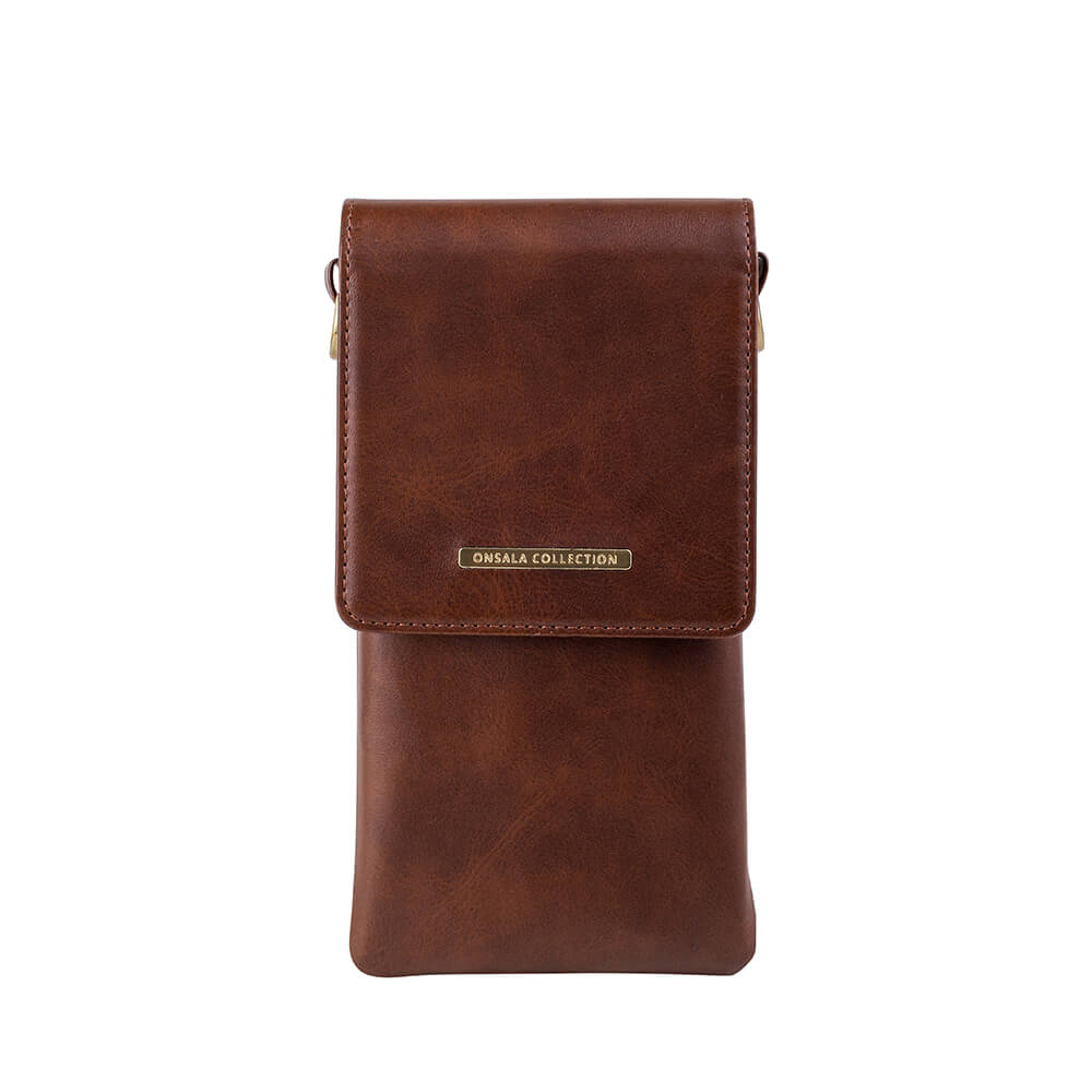 Onsala Mobile Bag with Neckstrap Brown Universal up to – image 6
