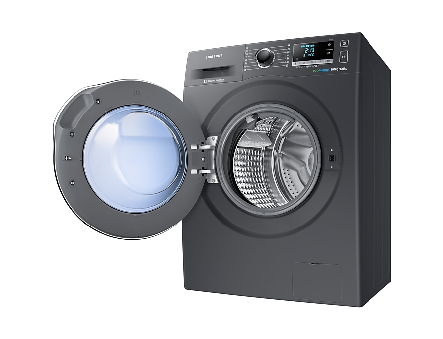 Samsung WD90J6A00AX washer dryer Freestanding Front-load Stainless steel – image 4