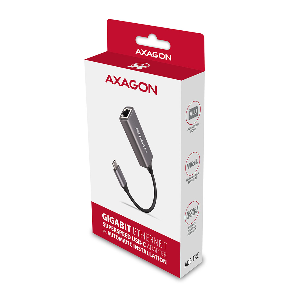 Axagon ADE-TRC SuperSpeed USB-C gigabit ethernet adapter – image 8