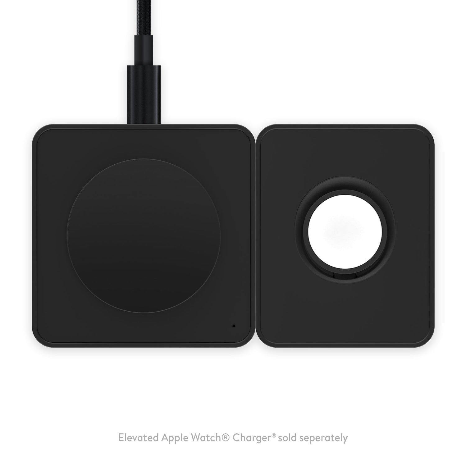 صورة شاحن لاسلكي Mous LOW-A0840-MBLPCB-WCP-W1 أسود مطفي Qi2 15 واط USB