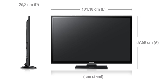 Samsung PS43E450A1WXZT TV – image 4