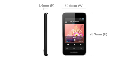 Samsung YP-R2CB MP3/MP4 player – image 2